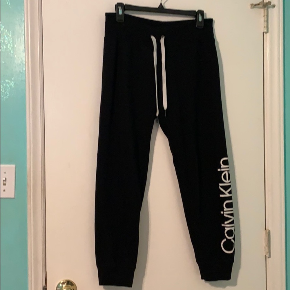 black calvin kline joggers